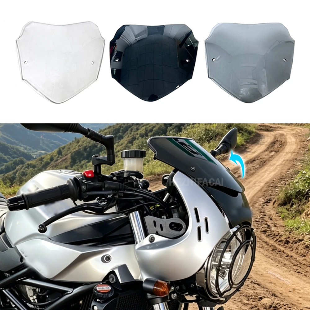 

New SV650 X Windscreen For Suzuki SV650 X sv650x SV 650X 2017-2025 Windshield Motorcycle Raised Screen Fairing Wind Deflector