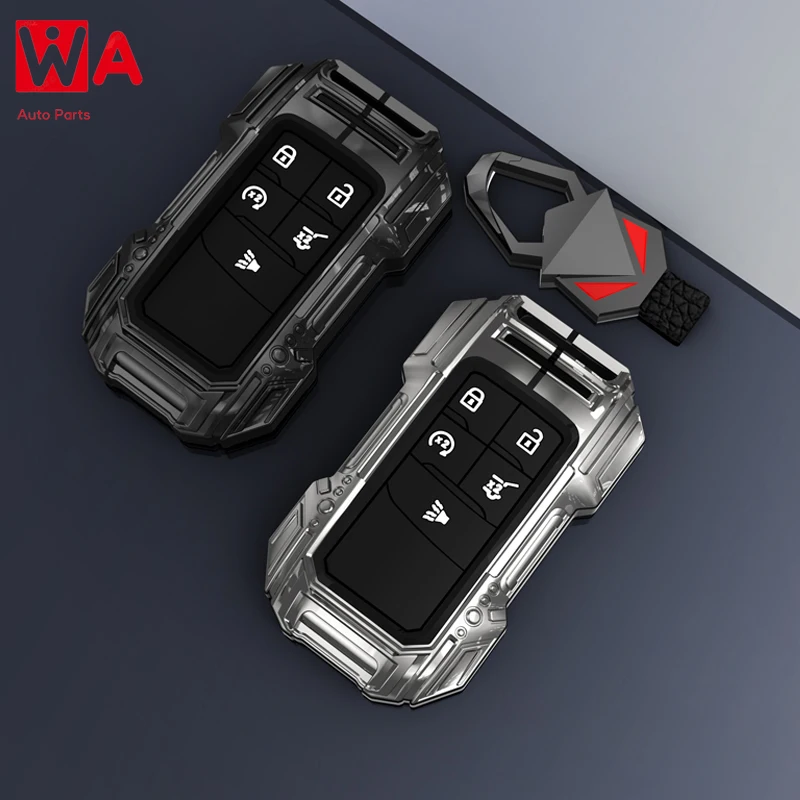 

Zinc Alloy + Silicone Car Key Case Cover For Buick Avenir Envision S GL8 Century Keyless Entry Smart Key Protective Shell