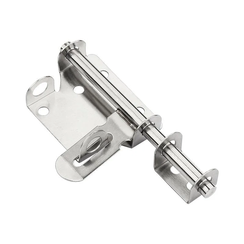 Stainless steel wooden door latch switch thickened hanging switch door bolt door buckle surface latch