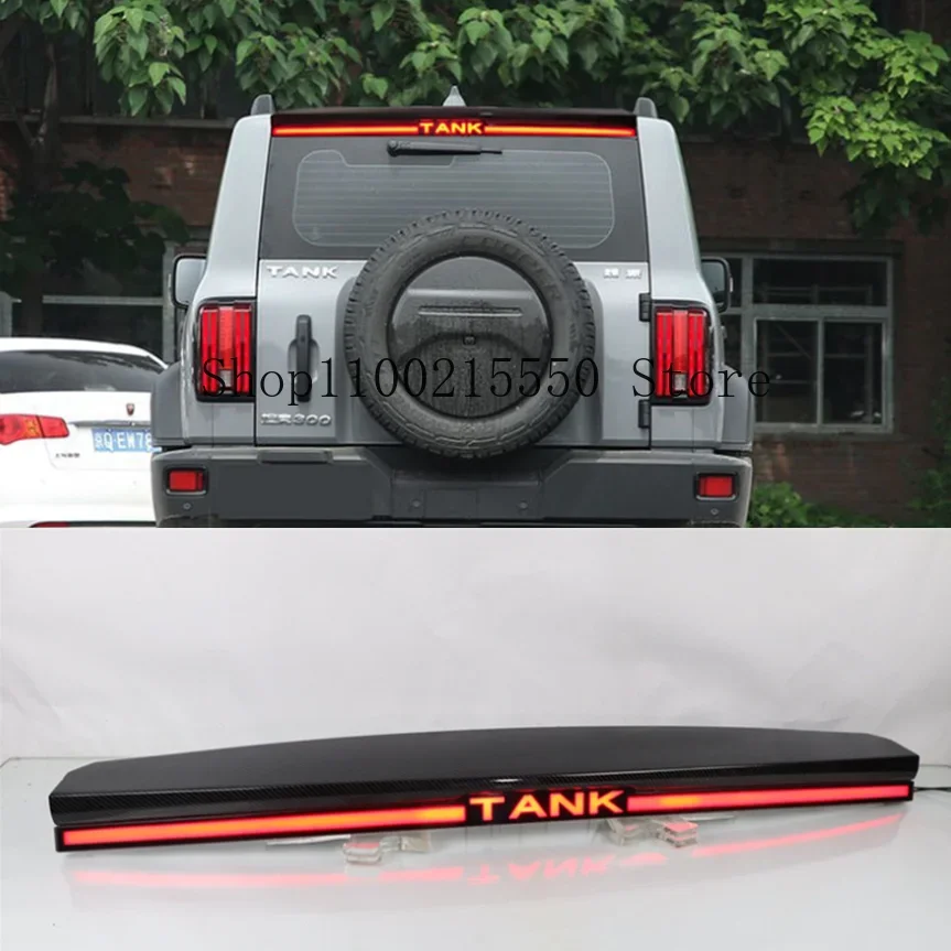 

Car Through Light Refitted Tailgate Light High Mounted Brake Light LED Streamer Turn Signal Through Tail Light For Tank 300