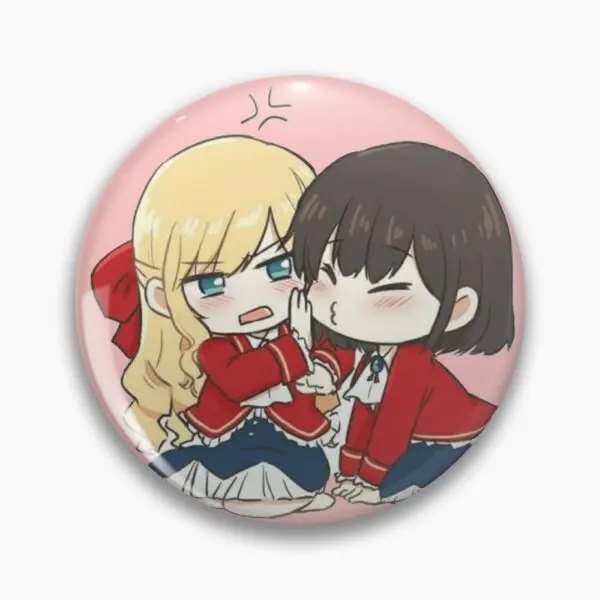 Я влюблен в злодейственную мерканду, мягкая булавка для пуговиц, булавка для лацкана, металлический воротник для влюбленных, Модный милый подарок