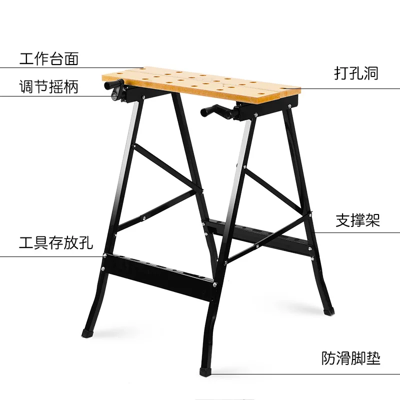 

Woodworking Table, Multifunctional Folding Flip-Flip Woodworking Table Table Table Saw Portable Saw