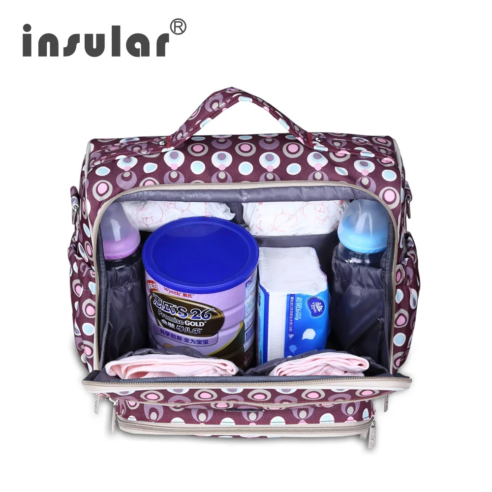 New Arrival Fashion Baby Diaper Bag Backpack Waterproof 600D Nylon Mommy Bag Backpack Changing Bag