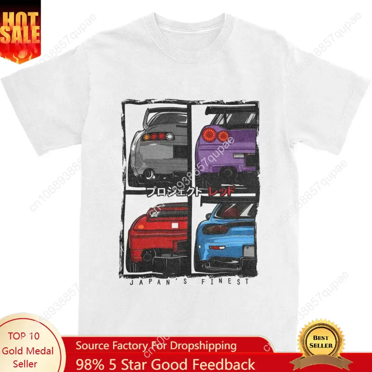 

JDM R34 NSX FD3S RX7 Skyline GTR for Men Women T Shirt GT-R Sports Car Apparel Tee Shirt T-Shirts Pure Cotton Gift Clothes