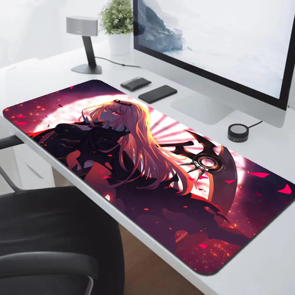 Mori Calliope Hololive Anime Girl Mousepad Large Gaming Mouse Pad LockEdge Thickened Computer Keyboard Table Desk Mat