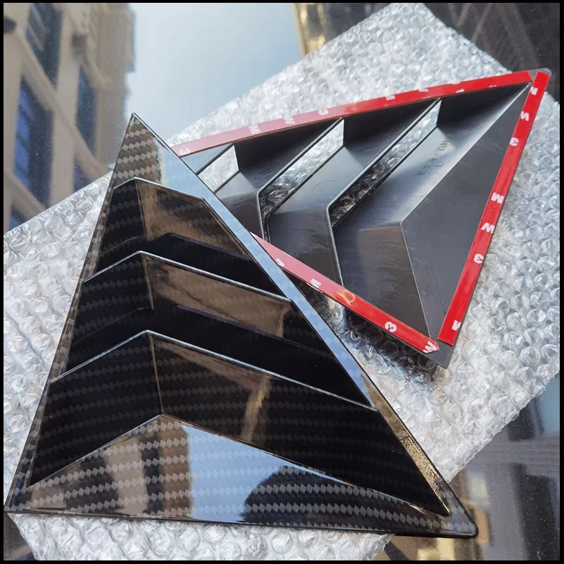 

For Toyota Mark X X120 X130 Senda 2005-2016 Rear Window Scoop Louver Vent Cover Trim Decorate Car Styling Auto Accessories