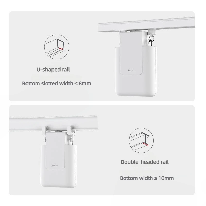 Aqara الذكية محرك الستائر الكهربائية E1 زيجبي 3.0 محور للتحكم عن بعد أتمتة المنزل الذكية الستار رفيق العمل ل HomeKit #5