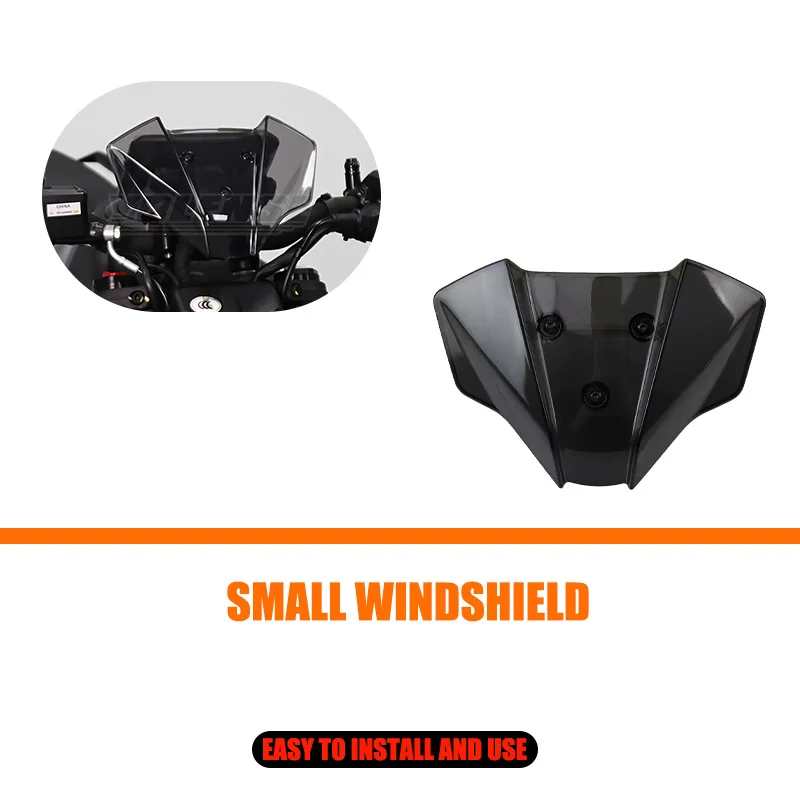 

Motorcycle Windshield, Wind Deflectors, Shield Protector, New for DUKE 390, DUKE 250, 2024