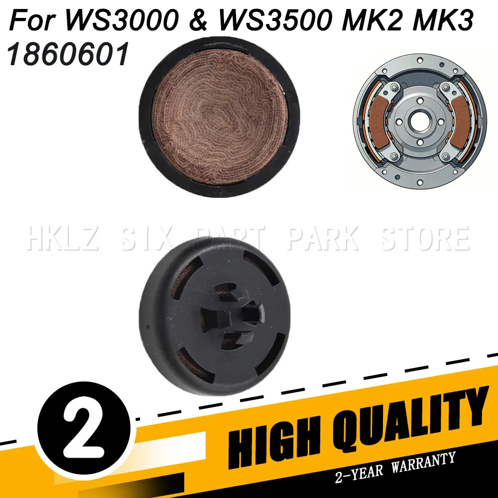 1860601 2 Pieces For BPW Winterhoff Friction Pad Set For WS3000 & WS3500 MK2 MK3 STABILISER Couplings
