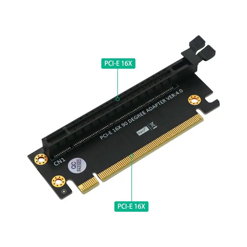 PCI-E16X 4.0 Graphics Card Test Adapter Board Multifunctional 2U Server Chassis PCI-E 4.0 90 Degree Adapter Card