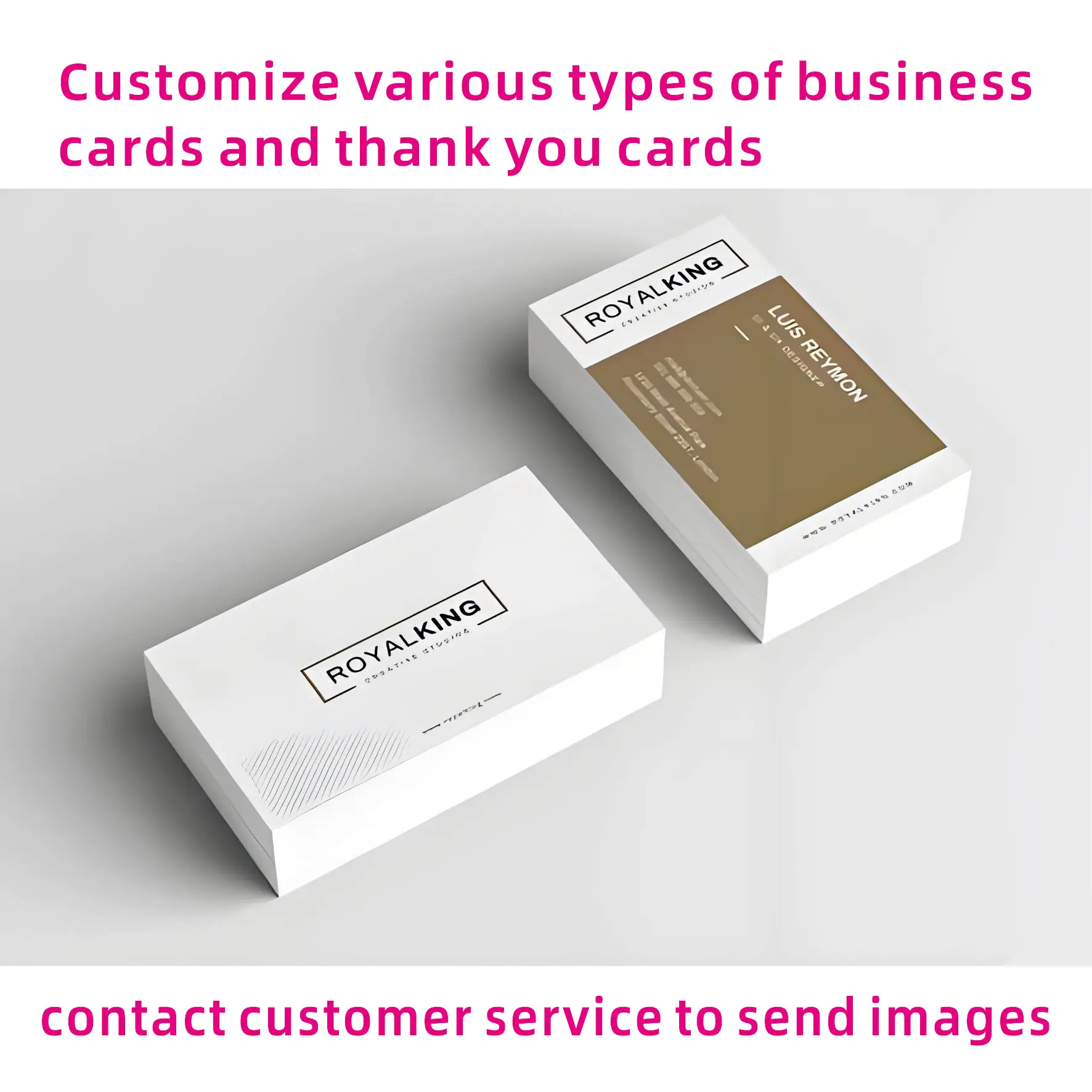 

Bulk Customizable Logo Cards 200/500PCS with Clear Purchase Process for Business Gift Enclosure