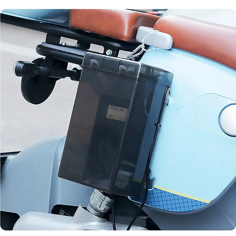 Transparent Electric Vehicle Charger Cover Plastic Rainproof Charger Protective Box Black White Heat Dissipation Storage Box