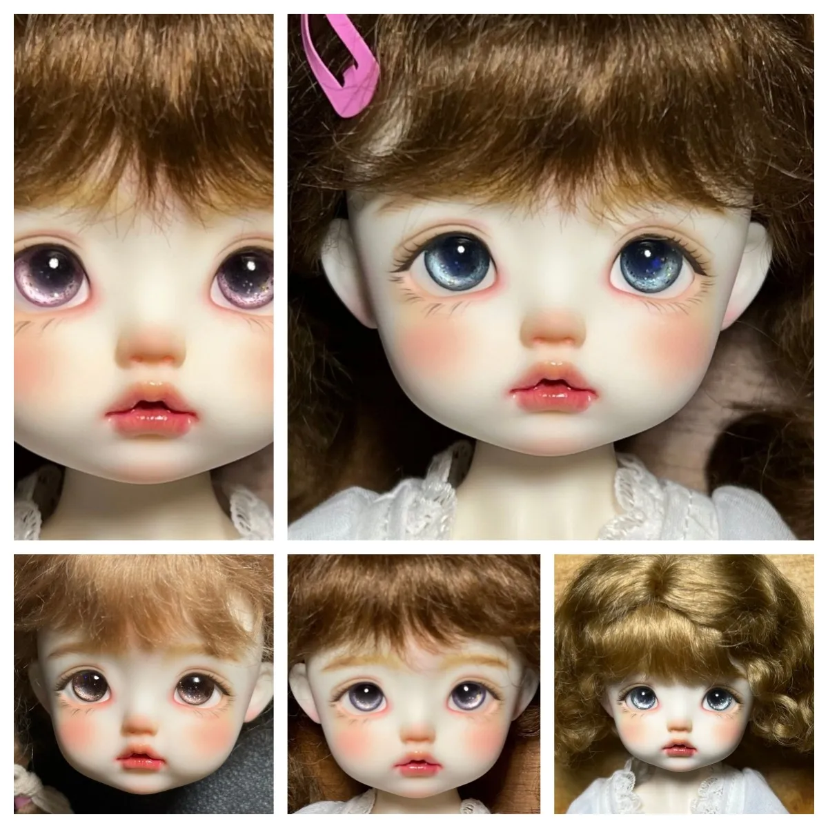 

New Doll Eyes Resin Plaster Eyeball 12/14/16/18mm for 1/4 1/6 1/8 Bjd Doll Diy Girl Toy Dress Up Gift Handmade Doll Accessories