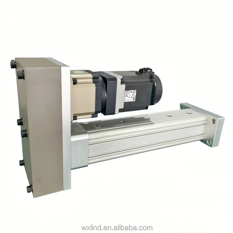 LIND LDE63 300mm Stroke Bearing Medium-load Aluminum Electric Cylinder Rolled Thread 1 Year Warranty Semiconductor