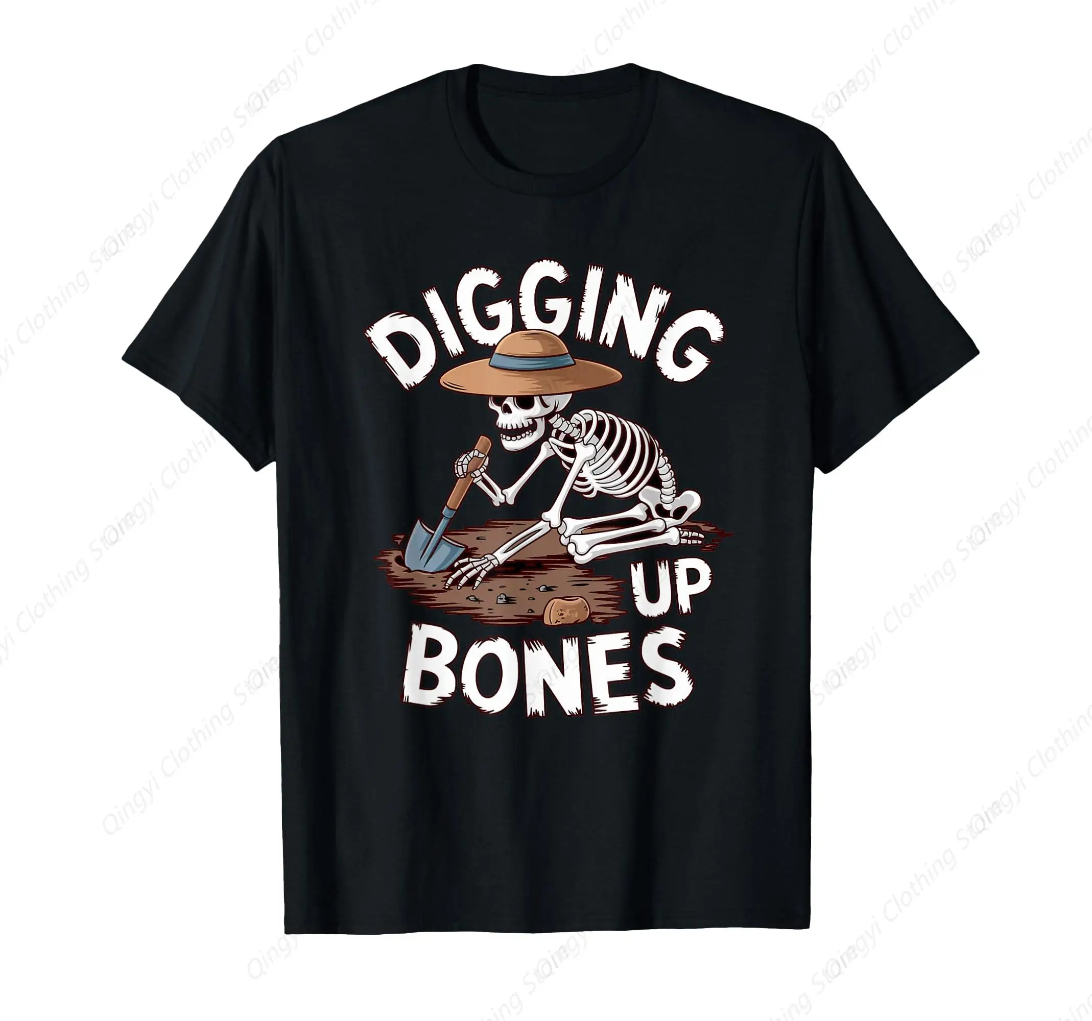 

Digging Up Bones Skeleton Excavator in Action T-Shirt