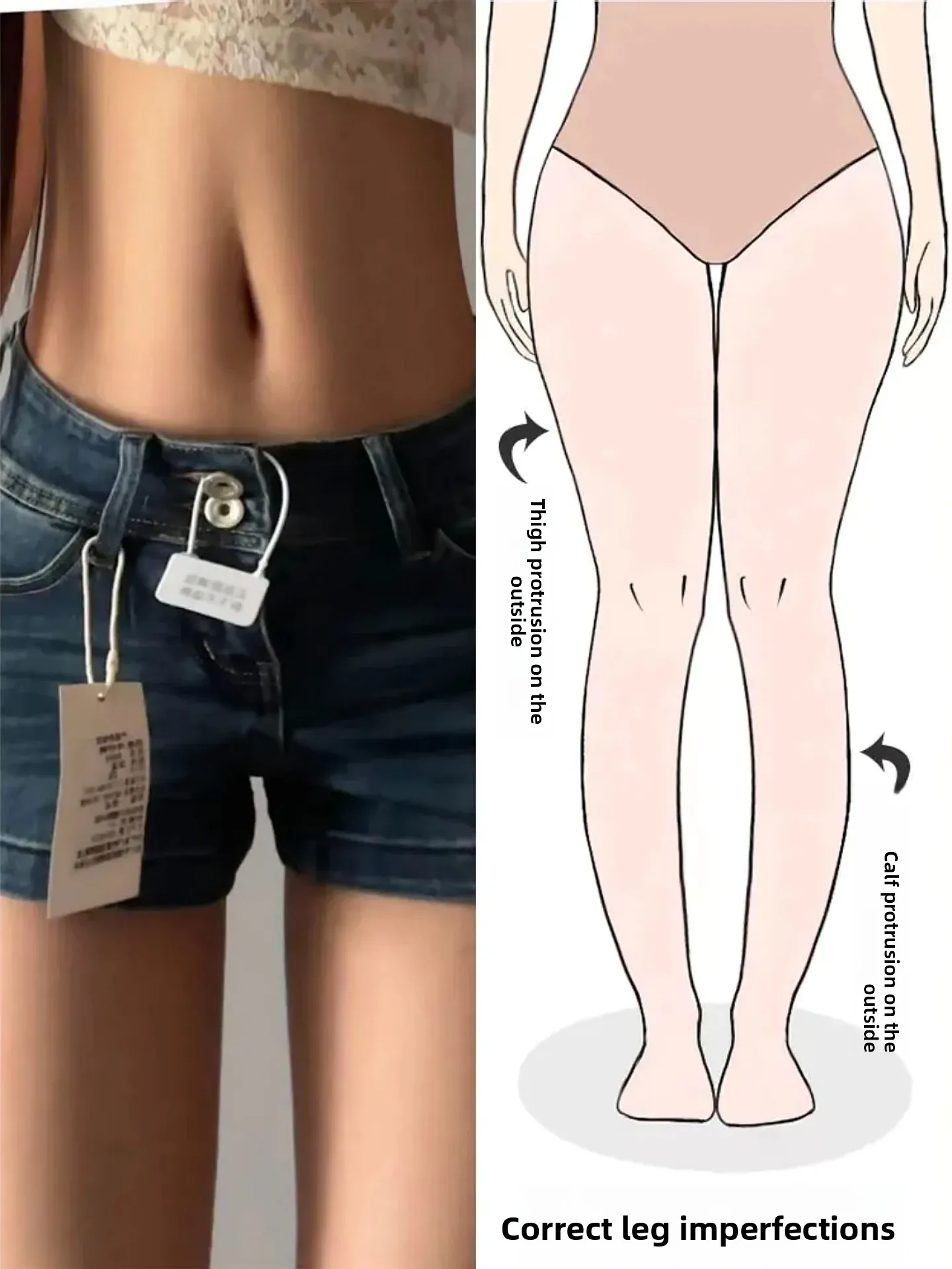 

Женские джинсовые шорты Slim Fit: летние, в уличном стиле, универсальные, с низкой посадкой, прямые, повседневные, модные