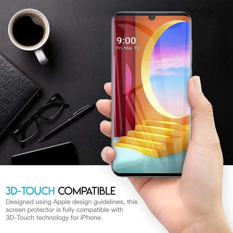 2Pcs Full Cover Curved Tempered Glass For LG Velvet LG G9 LM-G900N LM-G900EM 5G Screen Protector Protective Glass