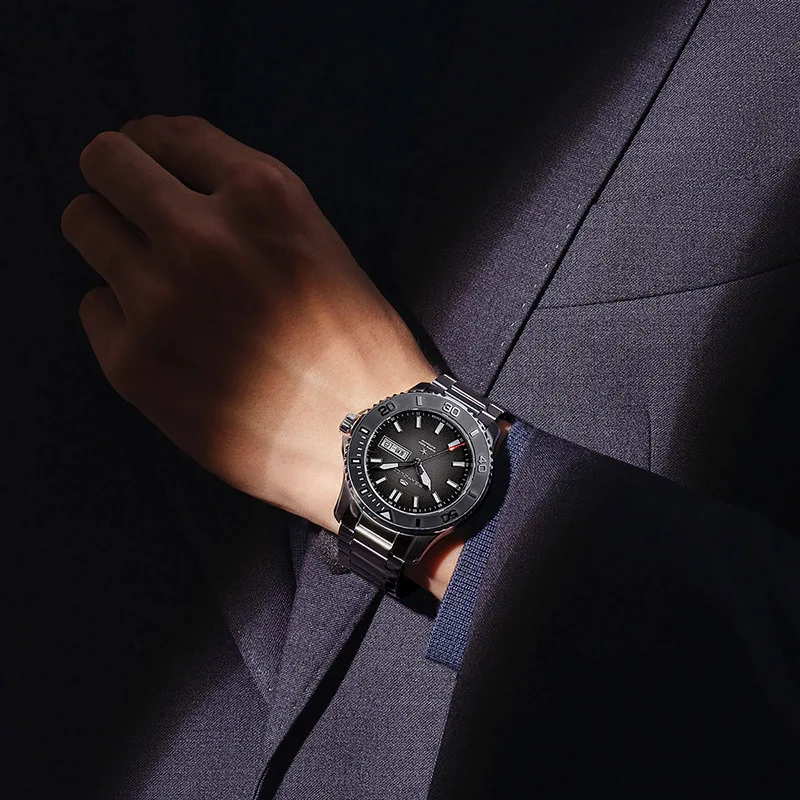 NEW Seagull Men\'s Watch Sapphire Crystal Luminous Mechanical Wristwatch 200M Diving Watches Man Clock relogio masculino 1047