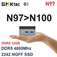 GMKtec G5 N97 MINI PC Windows 11 Pro DDR5 4800Mhz 12GB 256GB NGFF SSD WIFI5 BT Protable Pocket PC Computer VS N100 Mini PC