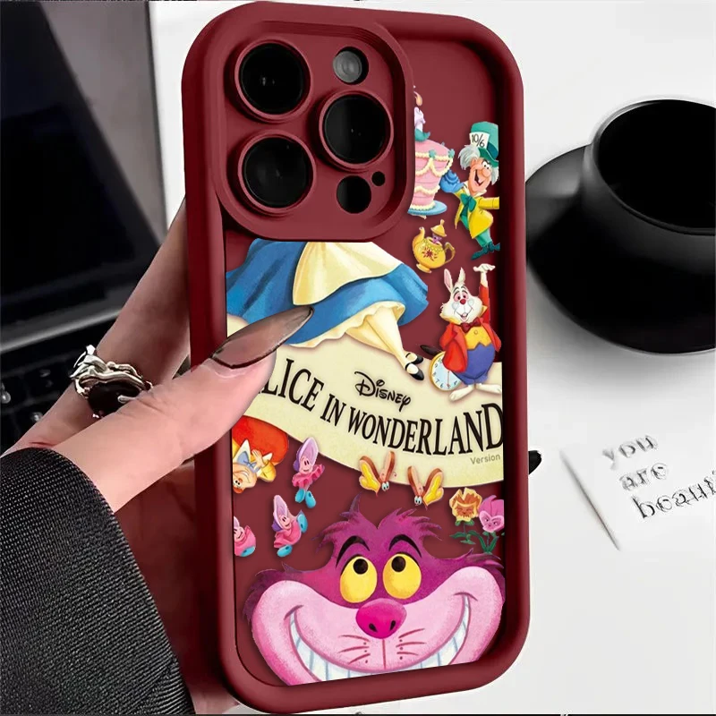 

Disney Alice Wonderland Maze For iPhone 15 14 13 12 11 Pro Max XS Max X XR 7 8 Plus 6S Eye Ladder Phone Case