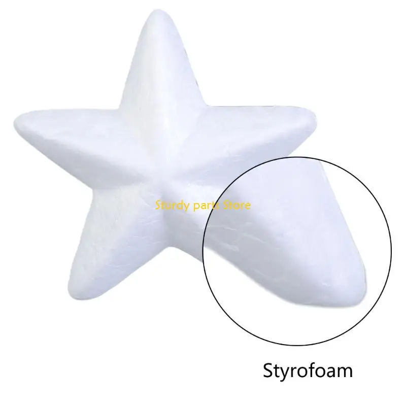 97QC Modelagem DIY Poliestireno Styrofoam Foam Ball para material criativo branco