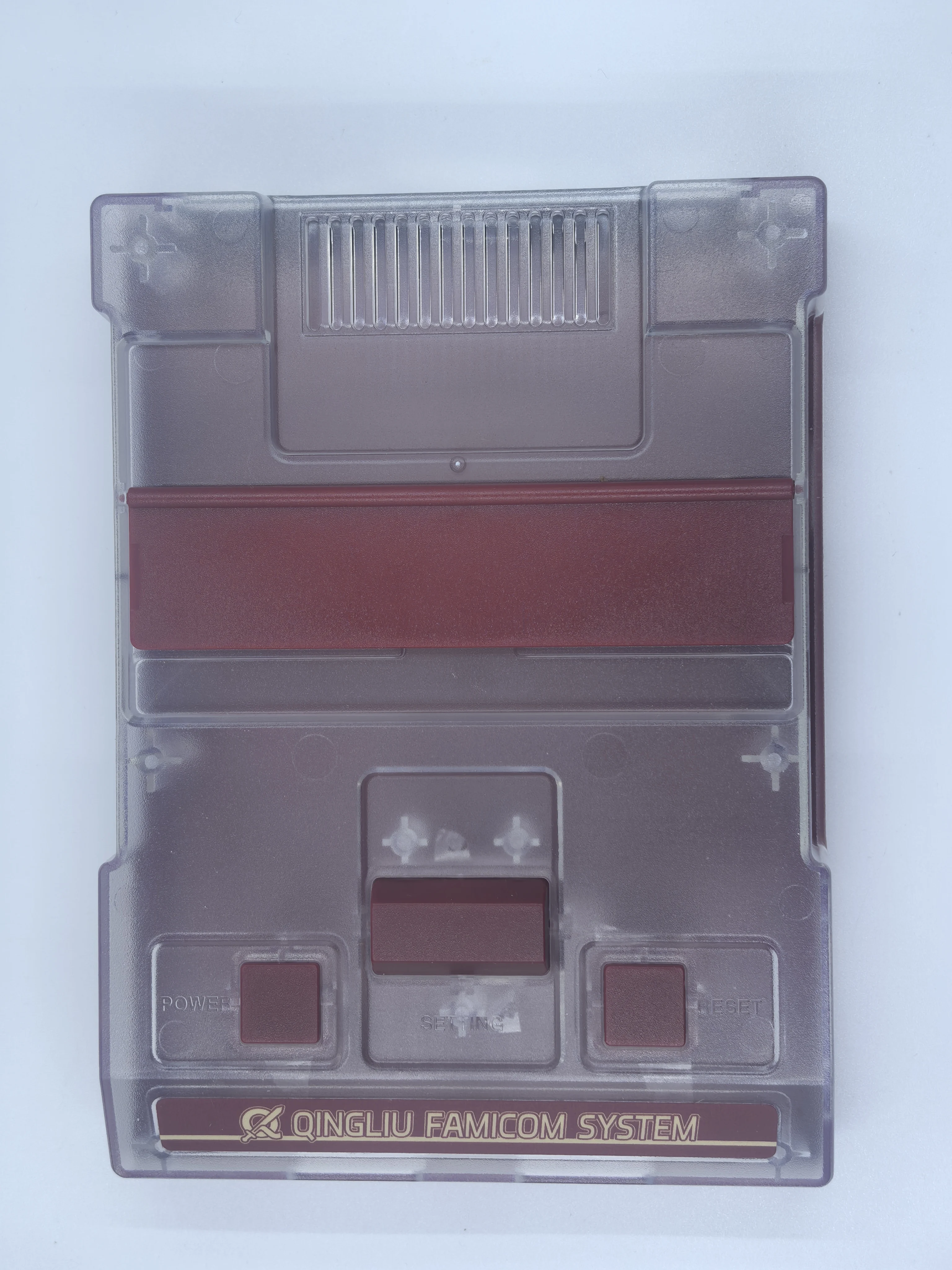 2 غلاف بديل للألوان الجديدة، أغلفة شبه شفافة متوافقة مع حافظة شفافة لوحدة تحكم ألعاب الفيديو Qing Liu Retro