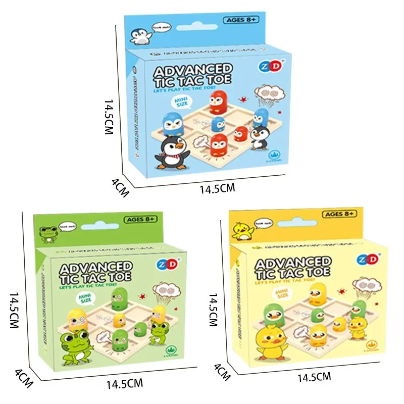 لعبة ألغاز تفاعلية صغيرة متقدمة من Tic Tac Toe لعبة ألغاز تفاعلية ممتعة للعائلة مثالية لهدايا أعياد الميلاد وحفلات الأصدقاء