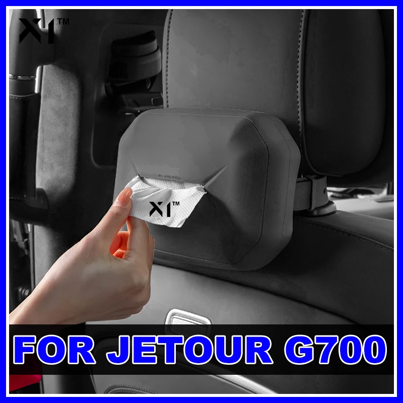 Para Jetour G700 2025 2026: Caixa de Lenços de Silicone, Acessórios para Carro, Conjunto de Gavetas e Caixas, Modificação Interna, Gadgets e Acessório