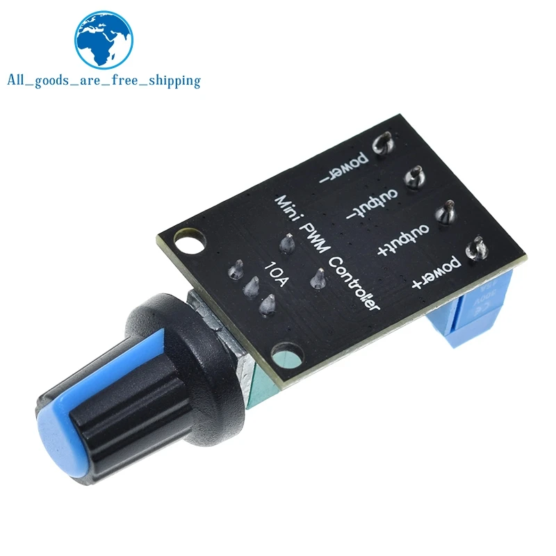 1/3PCS 5V 12V 10A Voltage Regulator PWM DC Motor Speed Controller Governor Stepless Speed Regulator LED Dimmer Power Controller image 6