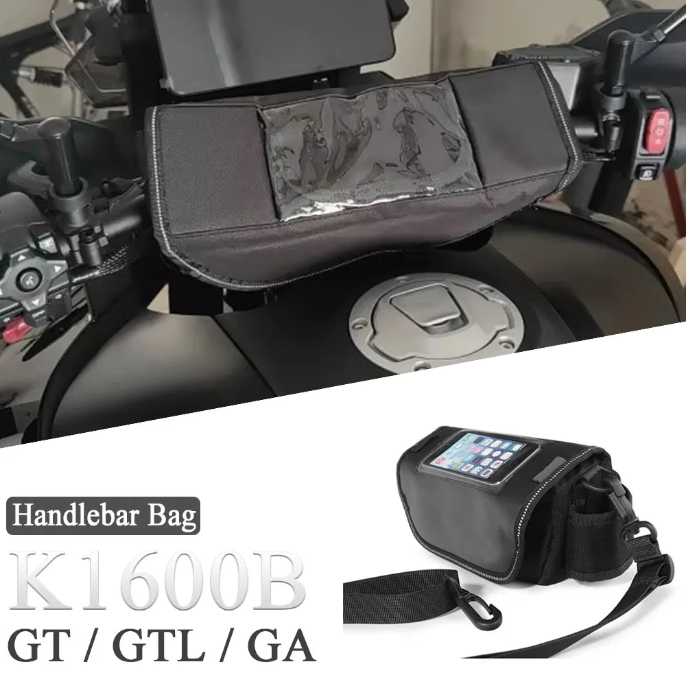 

Motorcycle Handlebar Bag Phone Holder Storage Package For BMW R1200RT R1250RT K1600GTL R1100RT R1150RT R850RT R850R