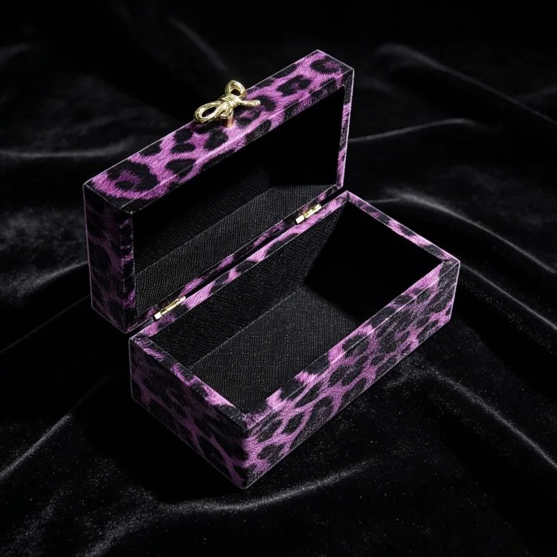 Leopard Print Jewelry Box Modern Creative Jewelry Box Luxury Earrings Bracelet Organizer Boxes Desktop Necklace Storage Case