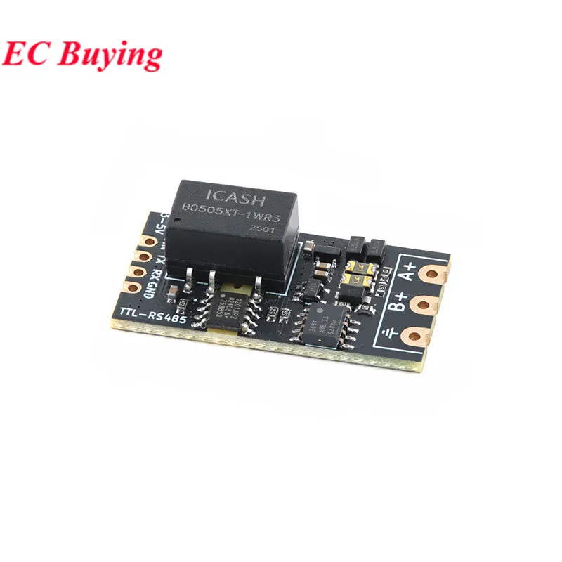 10Pcs/1pc Isolated TTL to RS485 Level Board Module Serial Automatic Reverse High Speed 2Mbps Half-duplex Communication Isolation