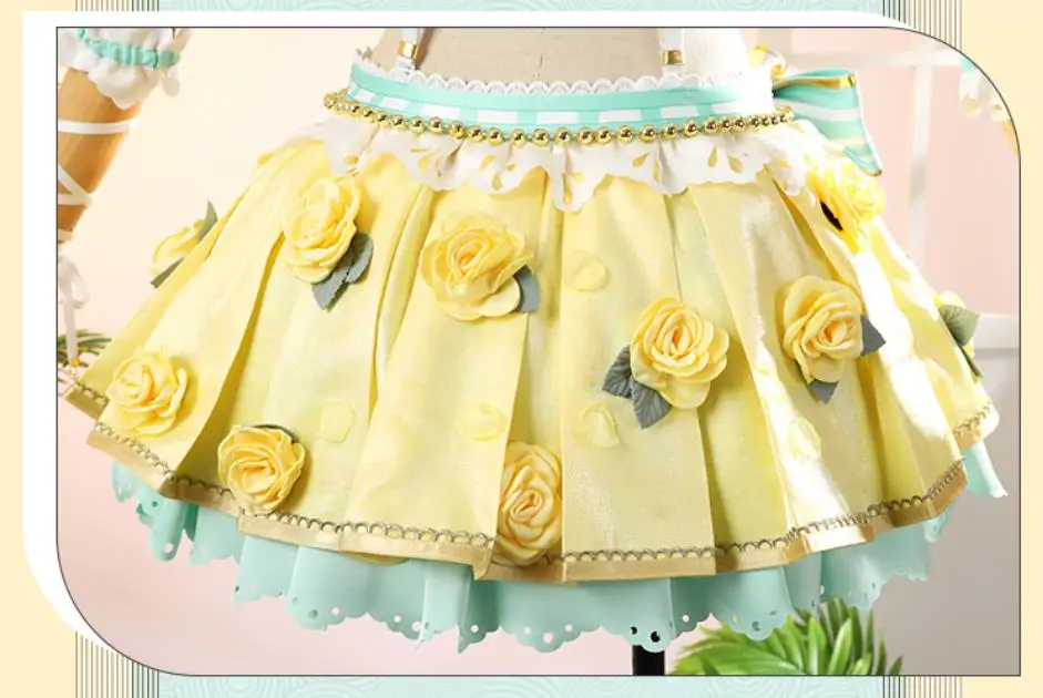 

Костюм для косплея Аниме LoveLive! School Idol Project Ханай Коизуи: Платье «Мечта о цветах 2026», парик, крылья, милый женский рождественский наряд