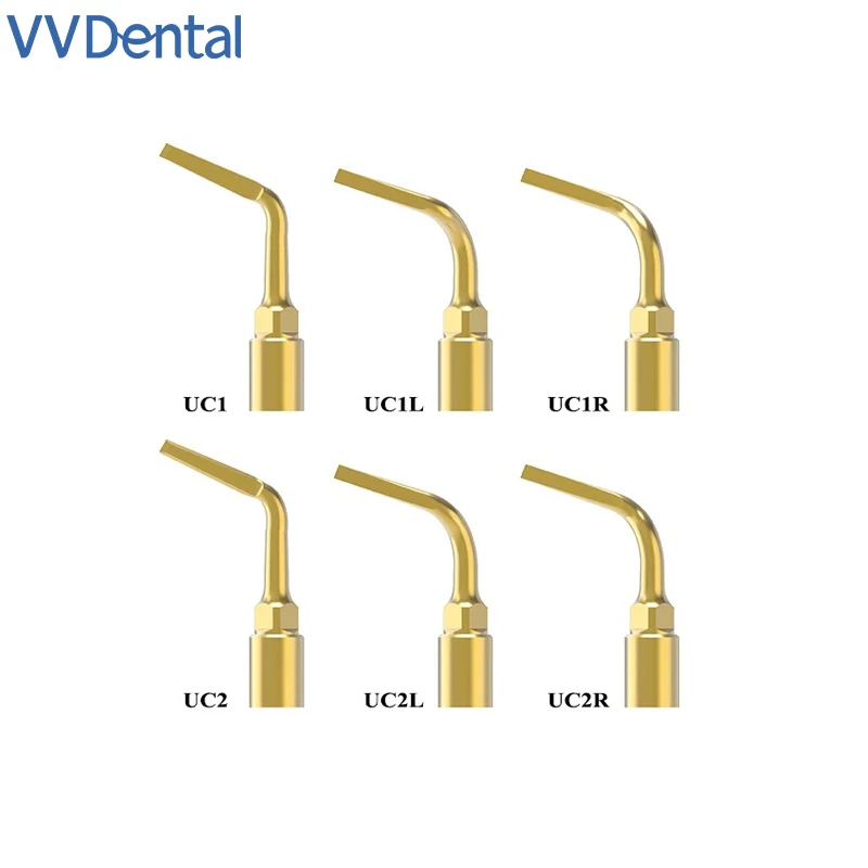 VVDental Dental Piezo Surgery Tips for Mectron/Woodpecker Bone Cutting Sinus lifting Implant Perio Scaling Tips Dental Bone Cutt