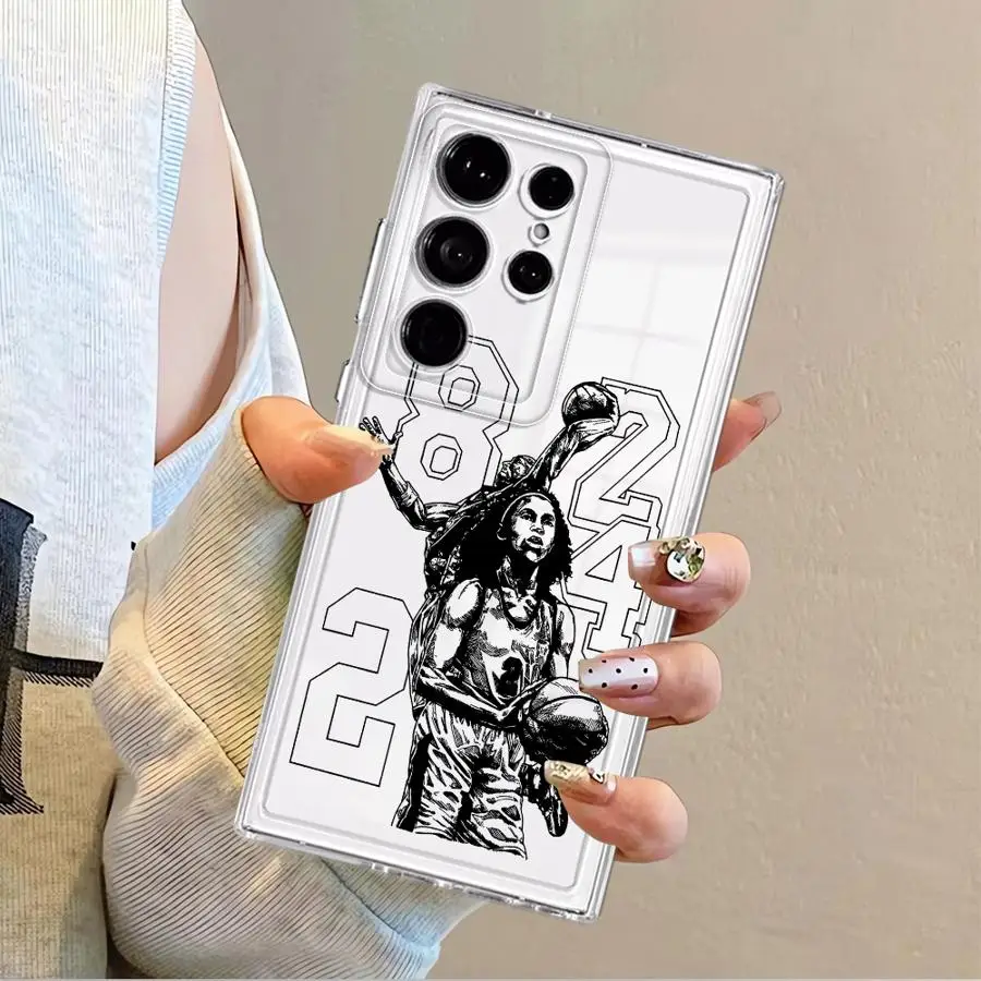 Sport Cool Soft Phone Cover Case for Samsung Galaxy S24 S20 Plus S21 Note 20 Ultra 10 S25 Edge S22 FE S23 Ultra