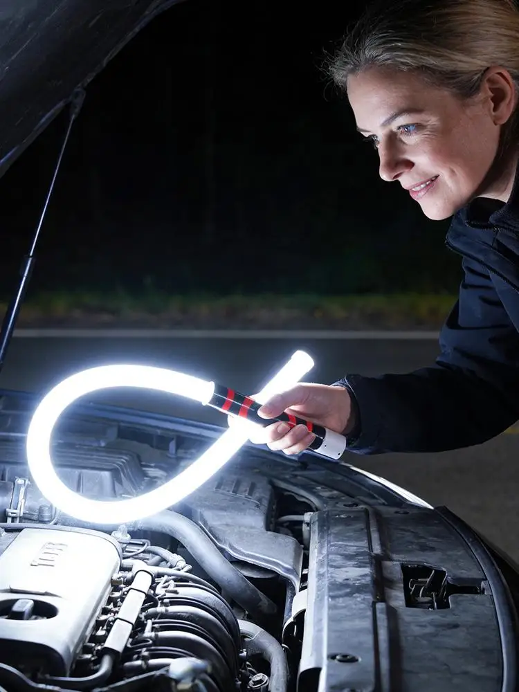 73cm Flexibler LED-Blitzlichtstab Wiederaufladbare Arbeitsleuchte Professionelles Mechaniker-Werkzeug für Autoreparatur Motorraum-Inspektionslampe