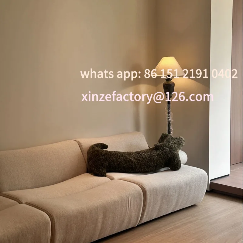 

Customizable Animal Dachshund Plush Sausage-shaped Cute Cushion Nap Pillow Lumbar Pillow Bedroom Neck