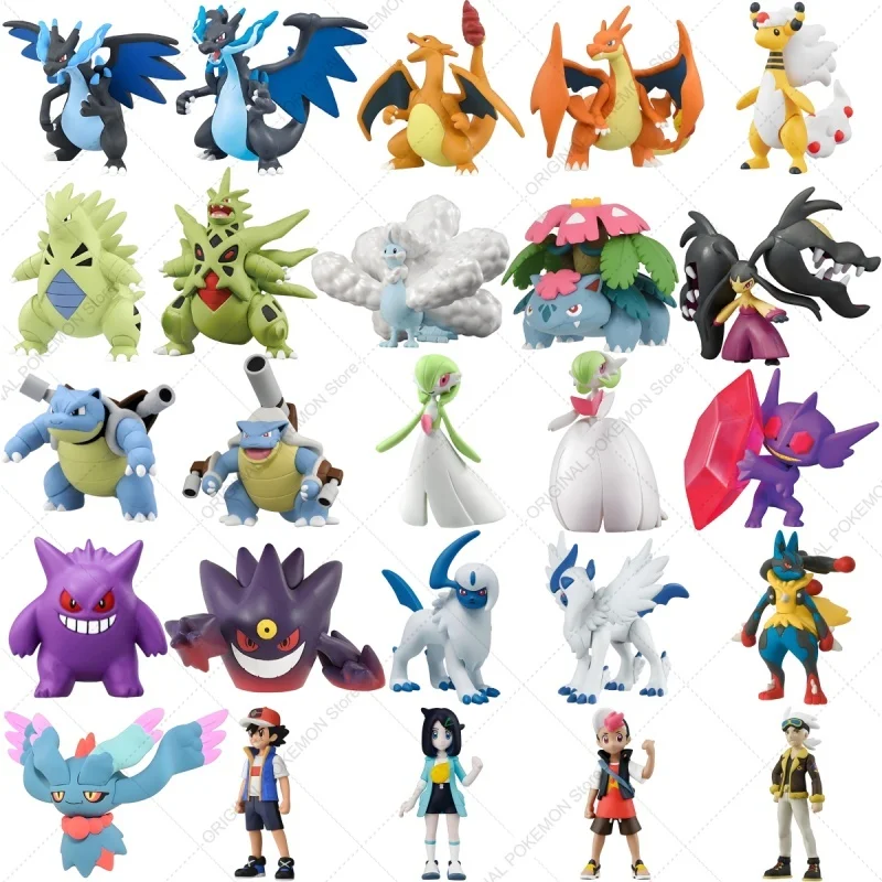 دمية أصلية من تاكارا تومي بوكيمون ميجا تاريزارد X Y Altaria Gardevoir ألعاب شخصيات أنيمي Sableye Tyranitar Ampharos Mawile #1