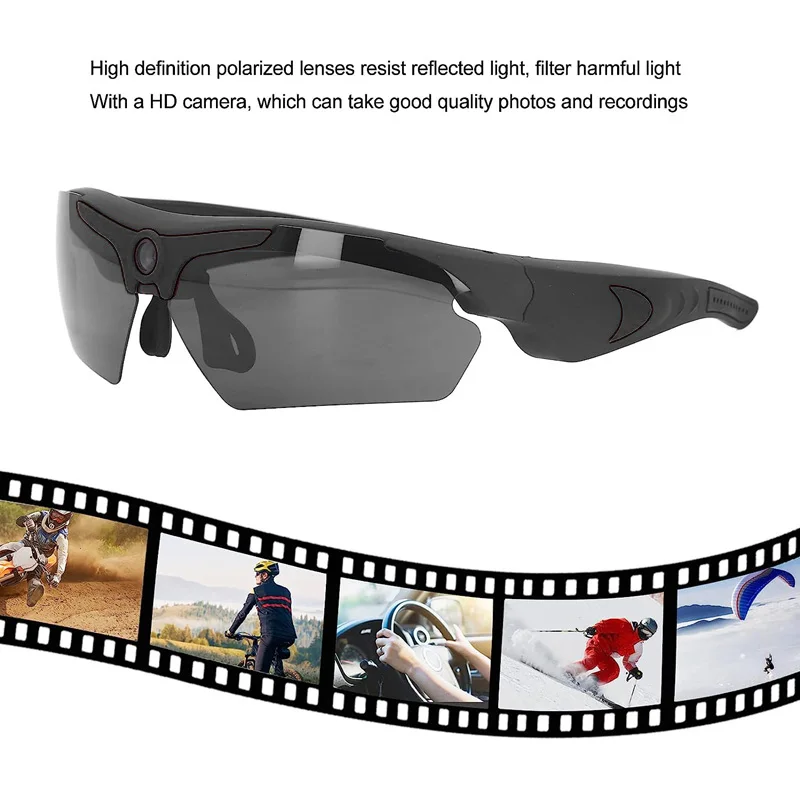1080P HD Camera Smart Glasses Mini Camera Outdoor Bicycle Motorcycle DVR Video Surveillance Portable Recorder Glasses