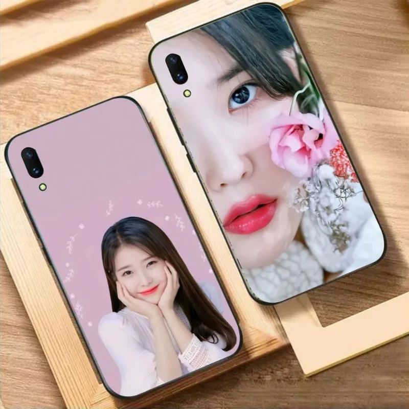 IU Lee JiEun Smart Phone Case for Huawei Mate 40 30 20 10 Pro Lite Nova 9 8 5T Y7p Y7 Black Soft Phone Cover Funda