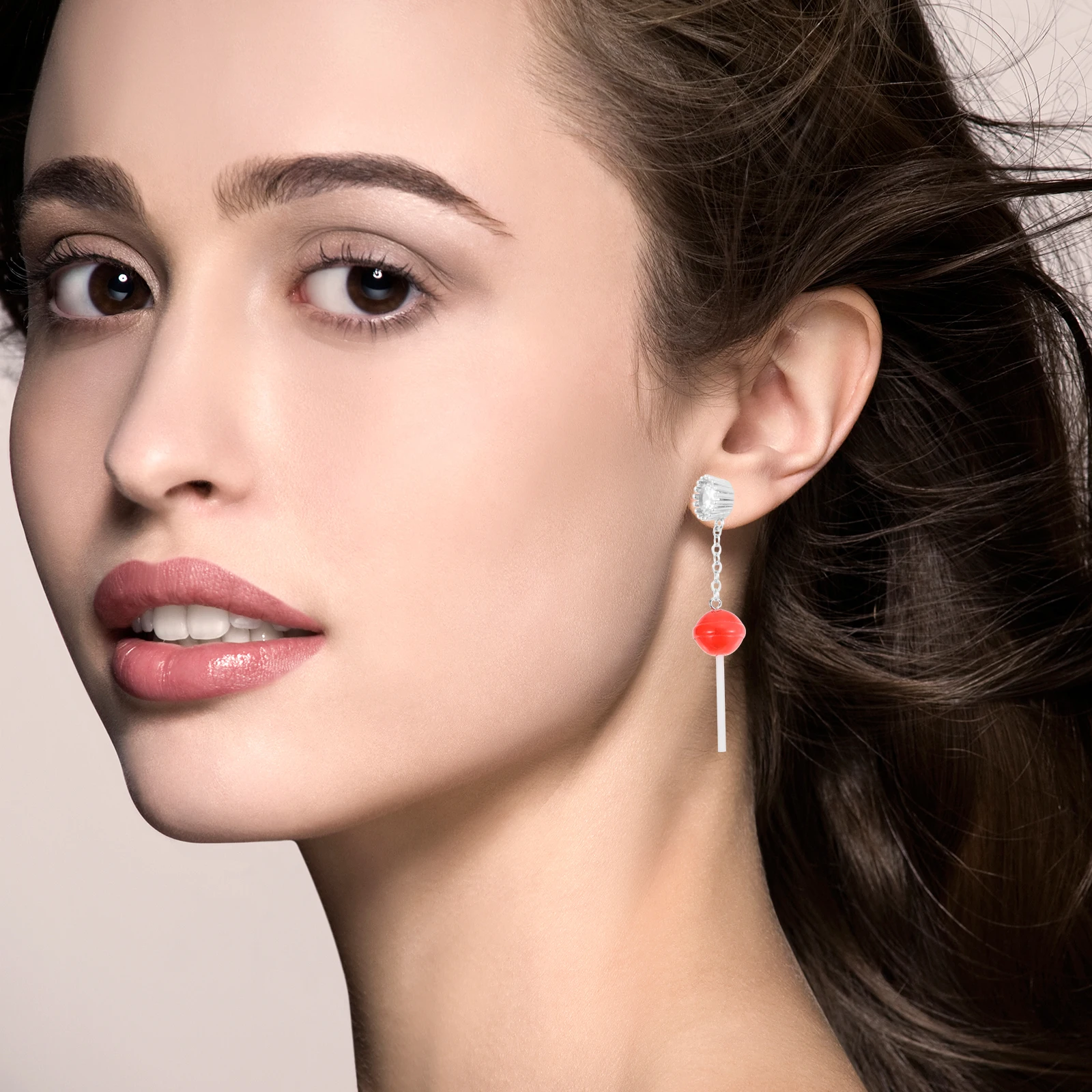 

30 Pcs Colored Lollipop Earrings Bag Ornament Keychain Hanging Pendants Fashion