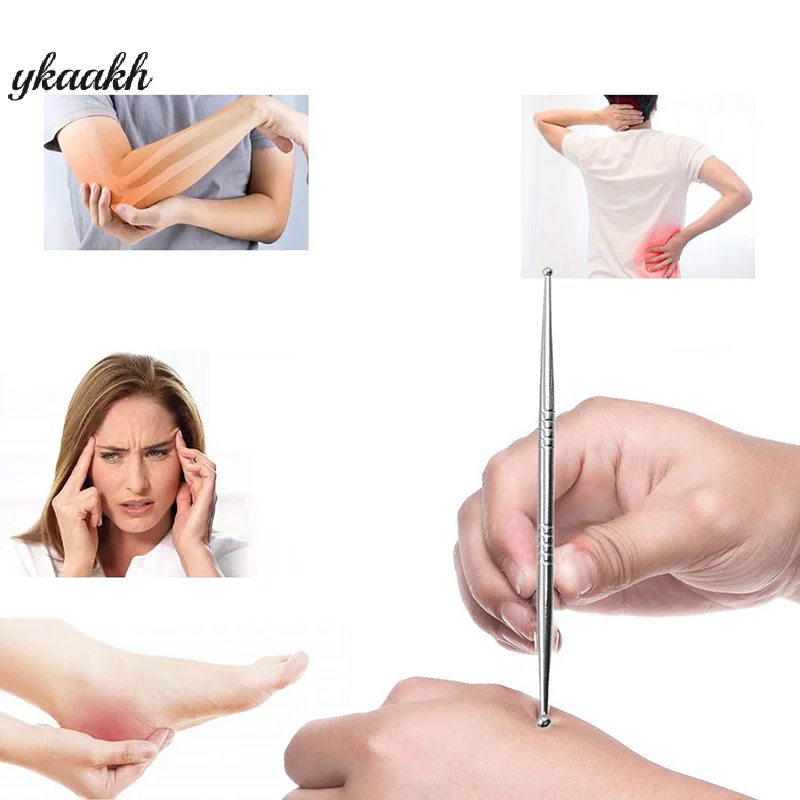 

S/M/L Acupuncture Pen Stainless Steel Manual Acupuncture Pen Trigger Point Massager Deep Tissue Massage For Body Face Massage