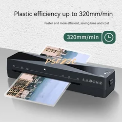 ミニA4フォトラミネーターマシンポータブル、オフィスファイル、ブリスター包装、プラスチックフィルムポーチ
