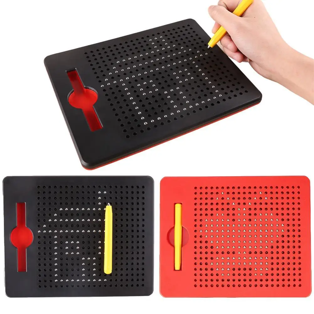 Tablica magnetyczna do rysowania dla dzieci Tablet magnetyczny Podkładka do szkicowania z magnetycznym rysikiem Edukacyjna zabawka magnetyczna Prezenty dla dzieci
