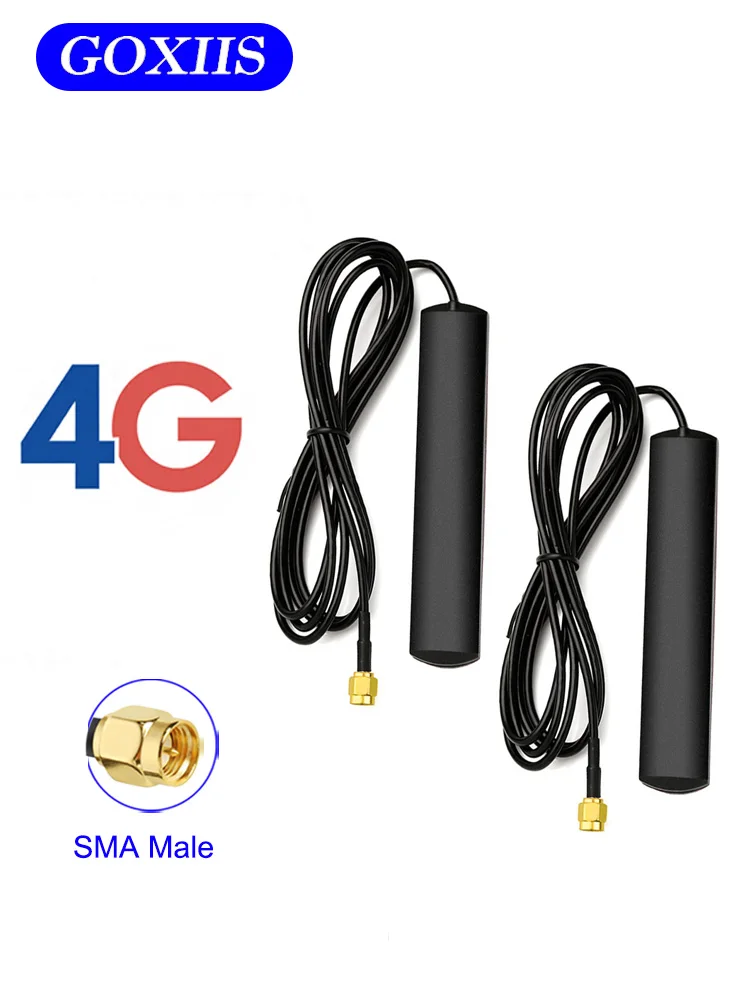 Antena 8dBi o wysokim zysku, pełnozakresowa 4G 3G GSM, kabel RG174, złącze SMA męskie, do routera, modemu, wzmacniacza sygnału, miedziany pręt. — zdjęcie produktu 7