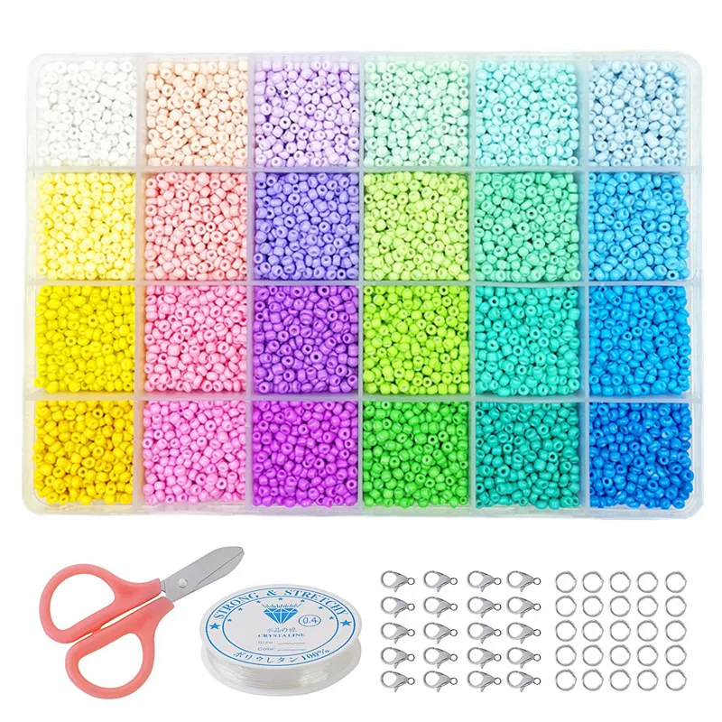 2/3/4MM Glass Seed Beads Set Box For Bracelet Jewelry Making Needlework DIY Accessories  Supplies Czech Miyuki Spacer Bead Kit