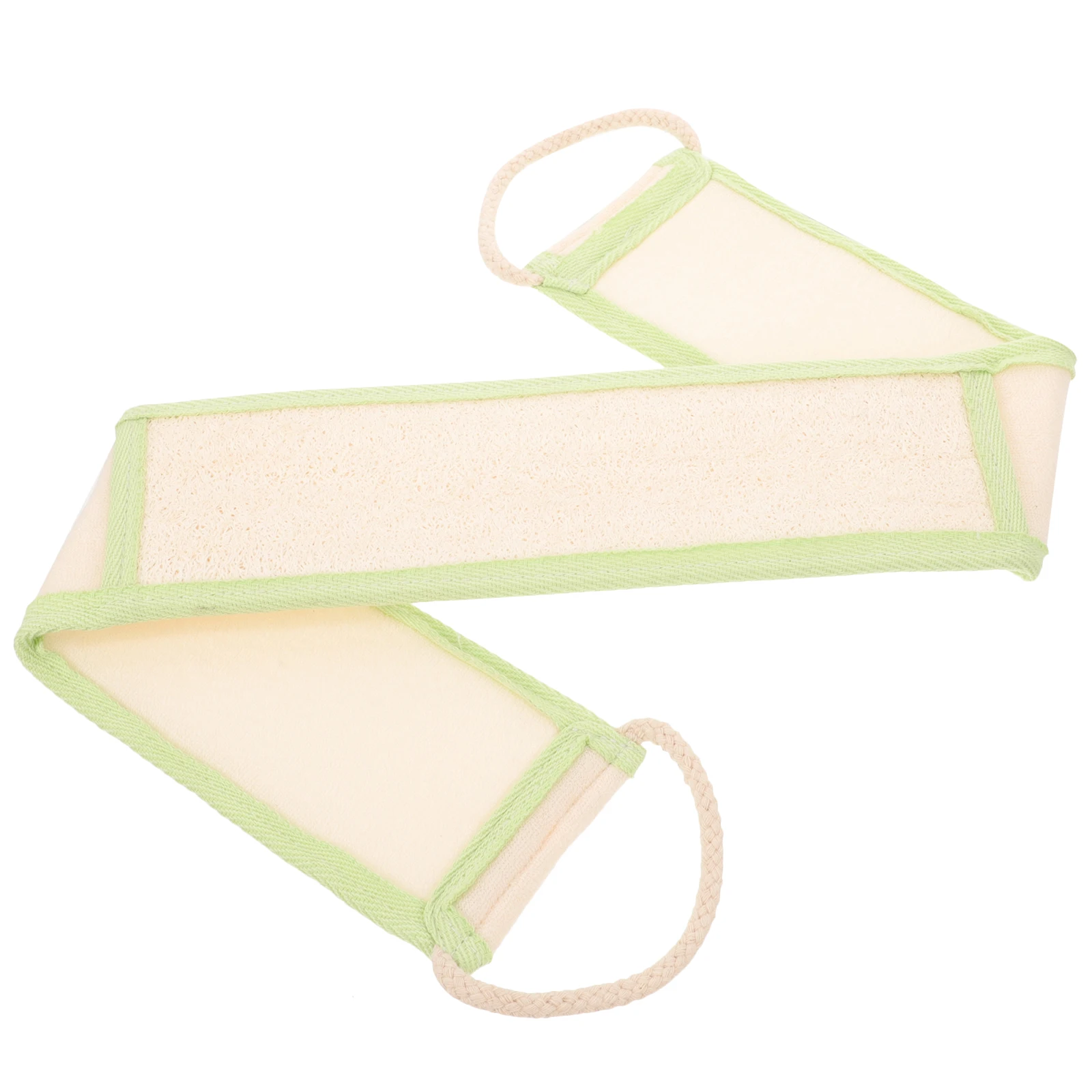 

Loofah Back Scrubber Pull Strap Exfoliating Shower Back Cleaner Bath Scrubber for Men Women Deep Cleansing Body Exfoliator