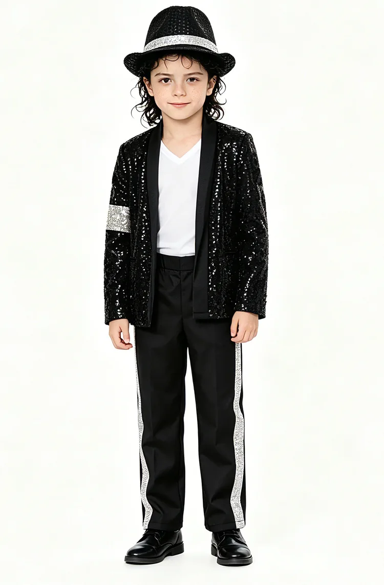 Halloween performance tap dance MJ dance costume Jackson cosplay children's Michael imitation cosplay costume view 5