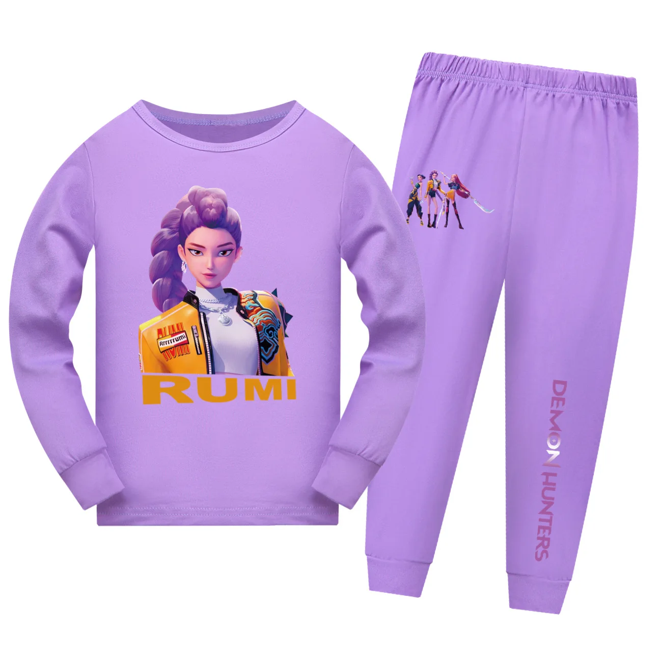 

Autumn KPop Demon Hunters Huntrix Pajama Sets Rumi Girls Boy Pyjamas Children Sleepwear Baby Set Kids Clothes