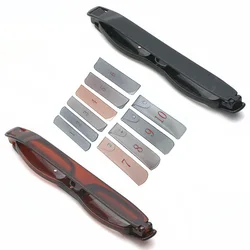 1PCS Upgraded 360 Degree Rotation Reading Glasses Ultraportability Mini Slim Folding Eyeglass Spectacles for Old Man Grandmother